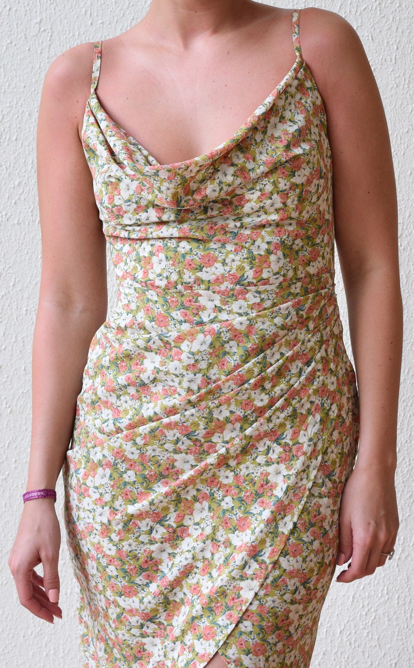 Floral Draped Dress | Kiwi