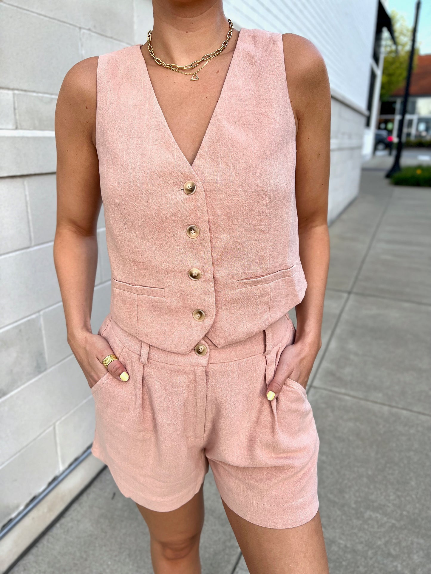 Linen Set | Dusty Pink