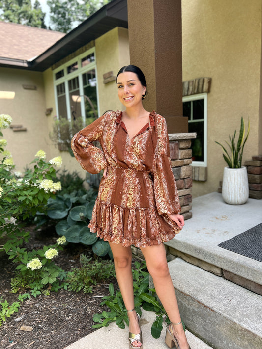 Fall Vibes Mini Dress