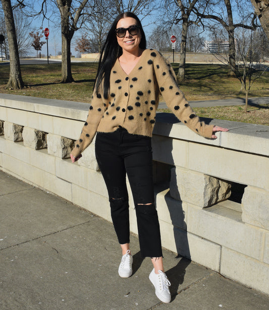 Polka Dot Cardigan